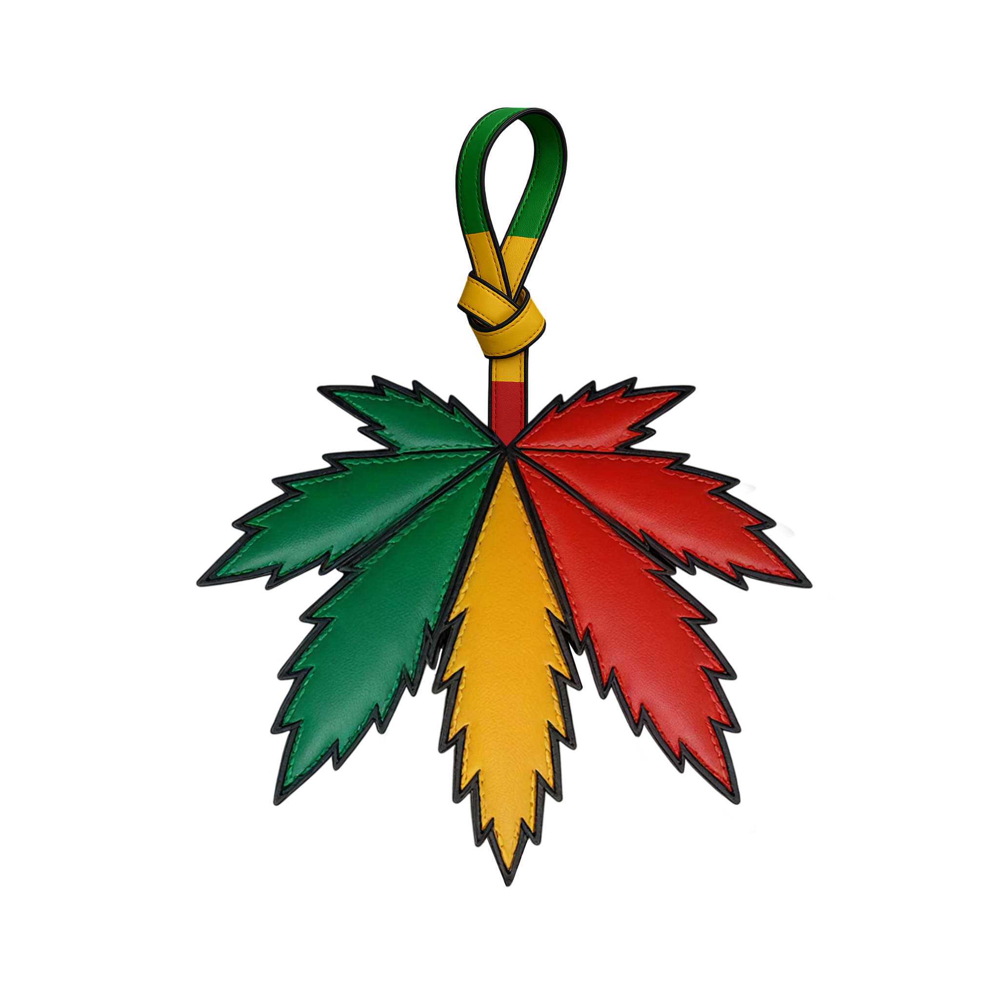 CANNABIS LEAF BAG CHARM