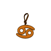 ZODIAC HOROSCOPE LEATHER CHARM