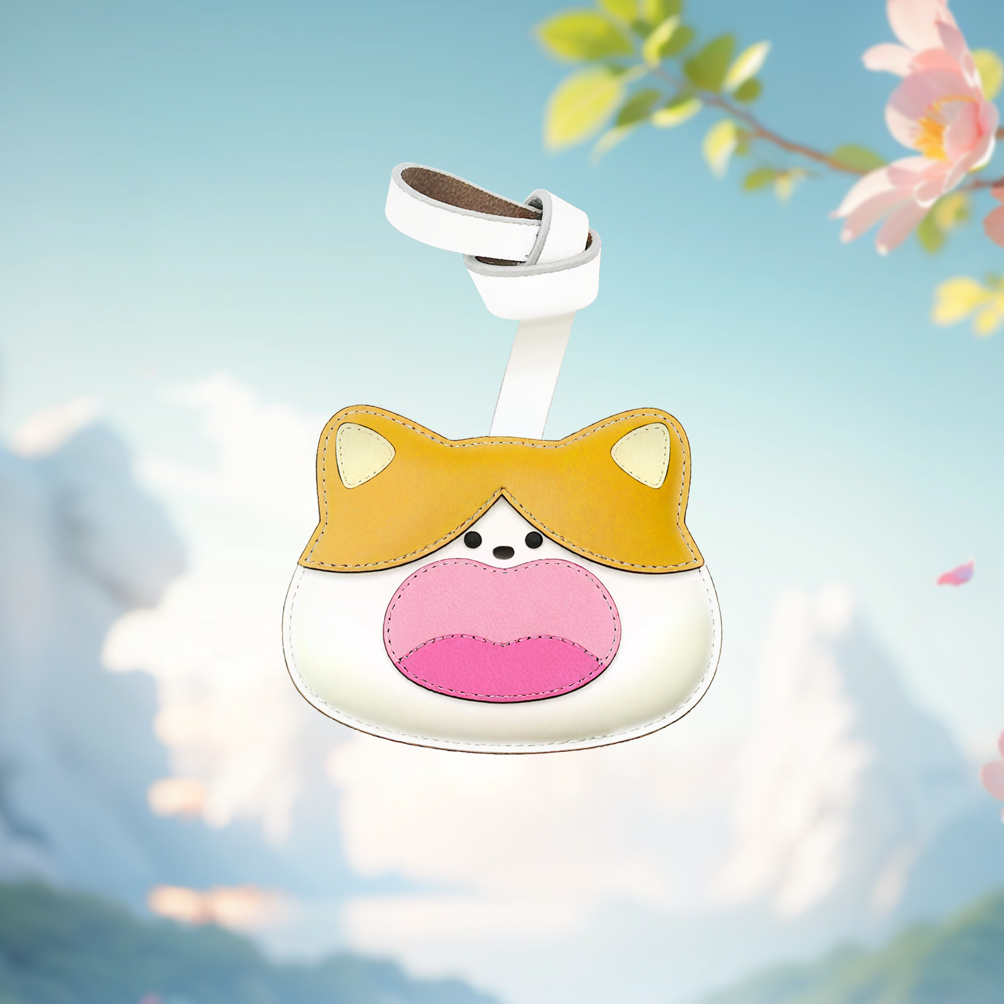 CARTOON CAT BAG CHARM