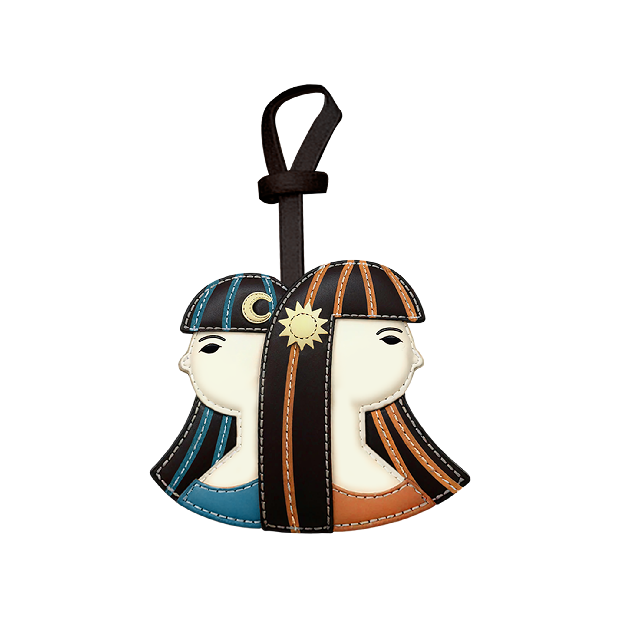 Gemini - Zodiac Horoscope Leather Charm