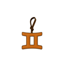 ZODIAC HOROSCOPE LEATHER CHARM