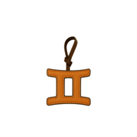 ZODIAC HOROSCOPE LEATHER CHARM