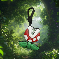 MARIO PIRANHA PLANT BAG CHARM