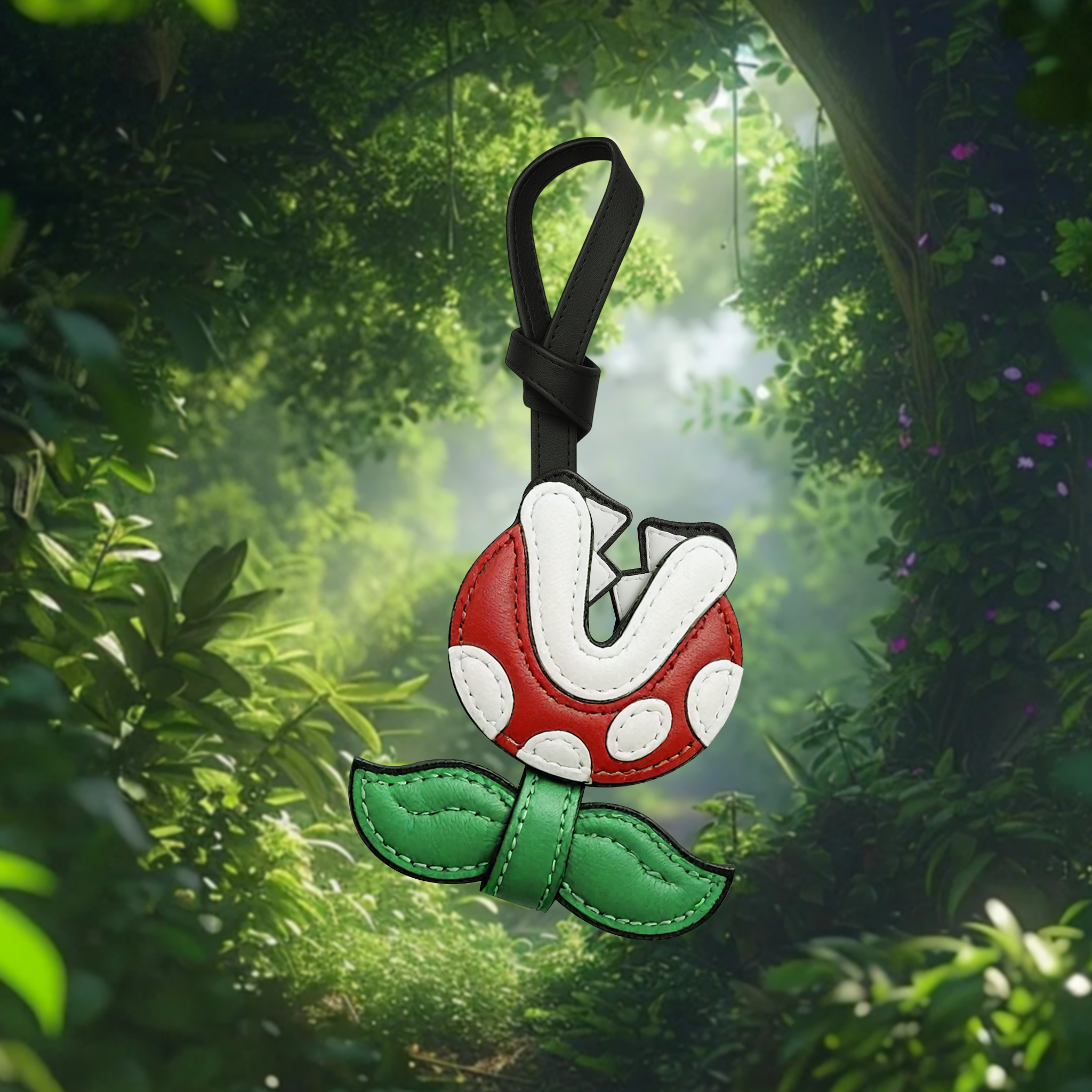 MARIO PIRANHA PLANT BAG CHARM