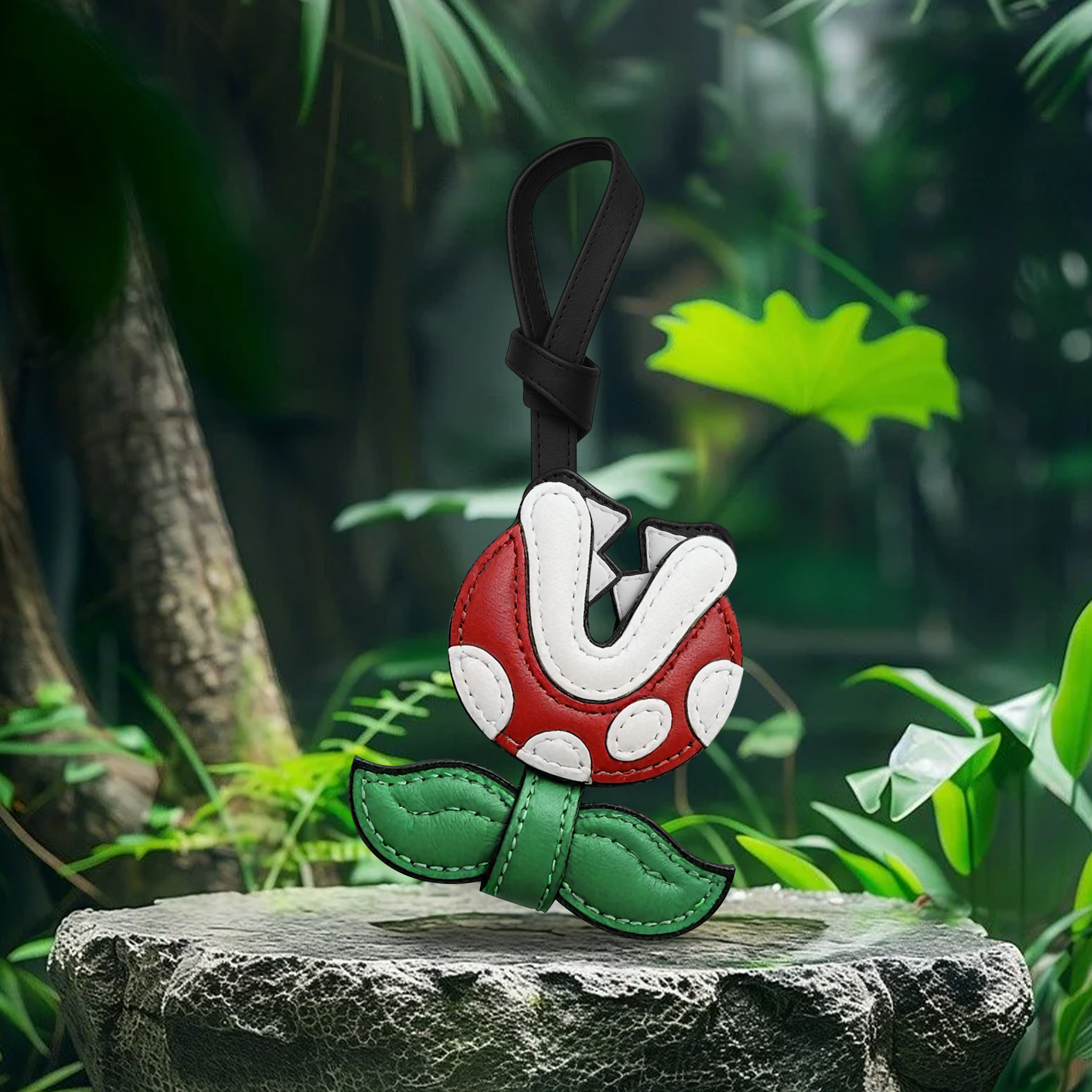 MARIO PIRANHA PLANT BAG CHARM