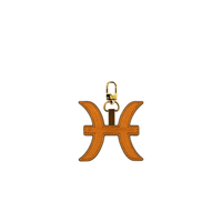 ZODIAC HOROSCOPE LEATHER CHARM