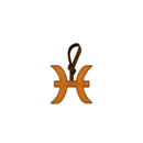 ZODIAC HOROSCOPE LEATHER CHARM