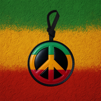 PEACE & UNITY SYMBOL BAG CHARM