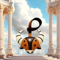 Taurus - Zodiac Horoscope Leather Charm