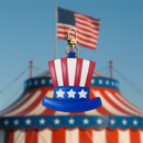 U.S.A HAT BAG CHARM