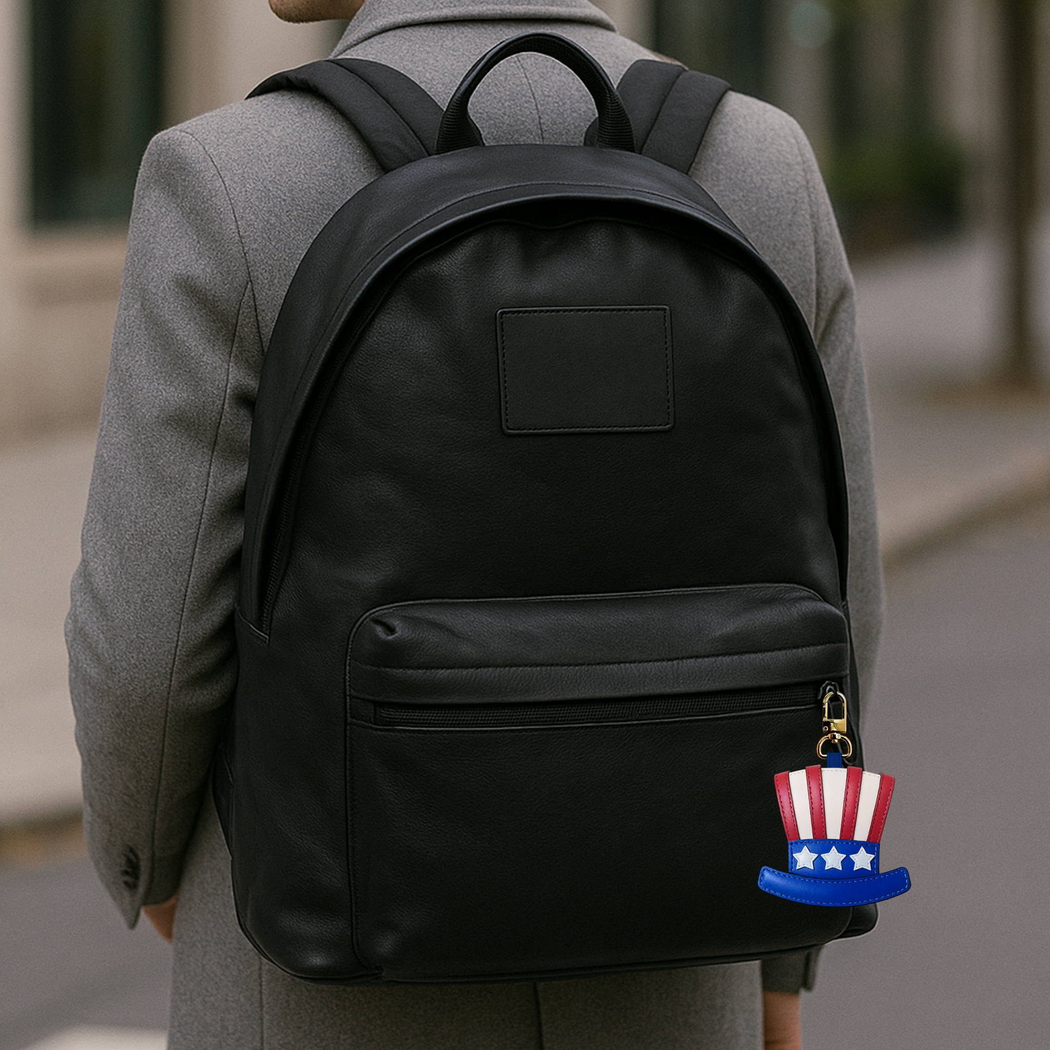 U.S.A HAT BAG CHARM