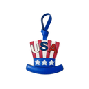 U.S.A HAT LETTER BAG CHARM