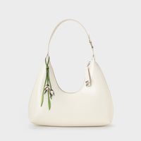 TULIP BAG CHARM - WHITE