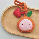 ORANGE BAG CHARM
