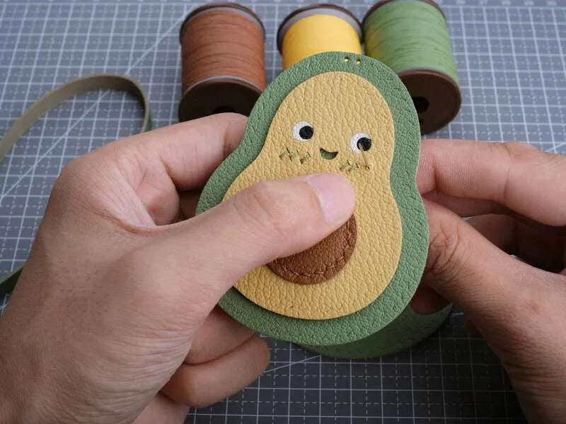 HAPPY AVOCADO BAG CHARM