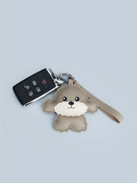 BICHON FRISE BAG CHARM