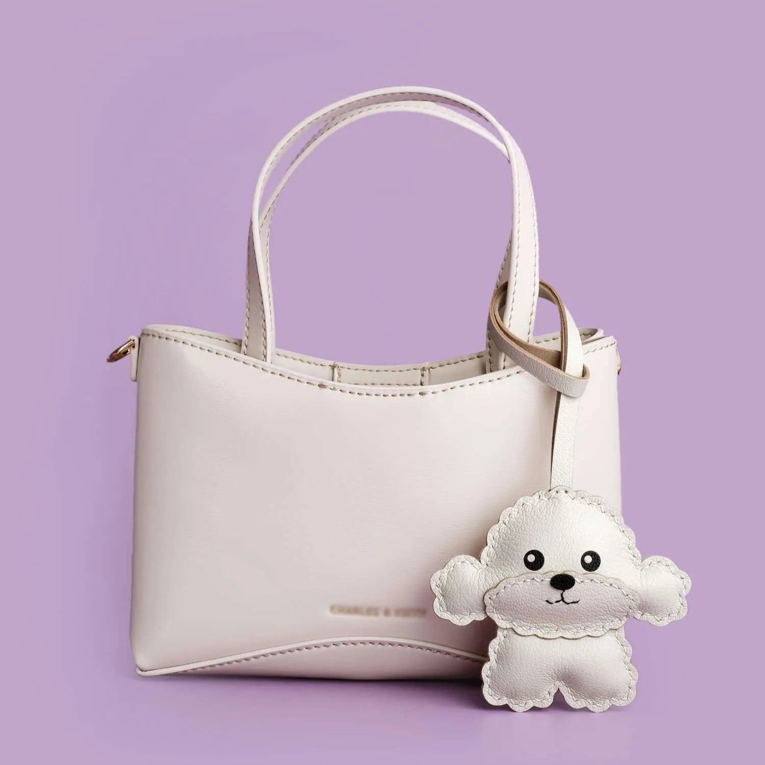 BICHON FRISE BAG CHARM