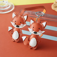POPSEWING® Sheep Leather Little Fox Keychain DIY Kit