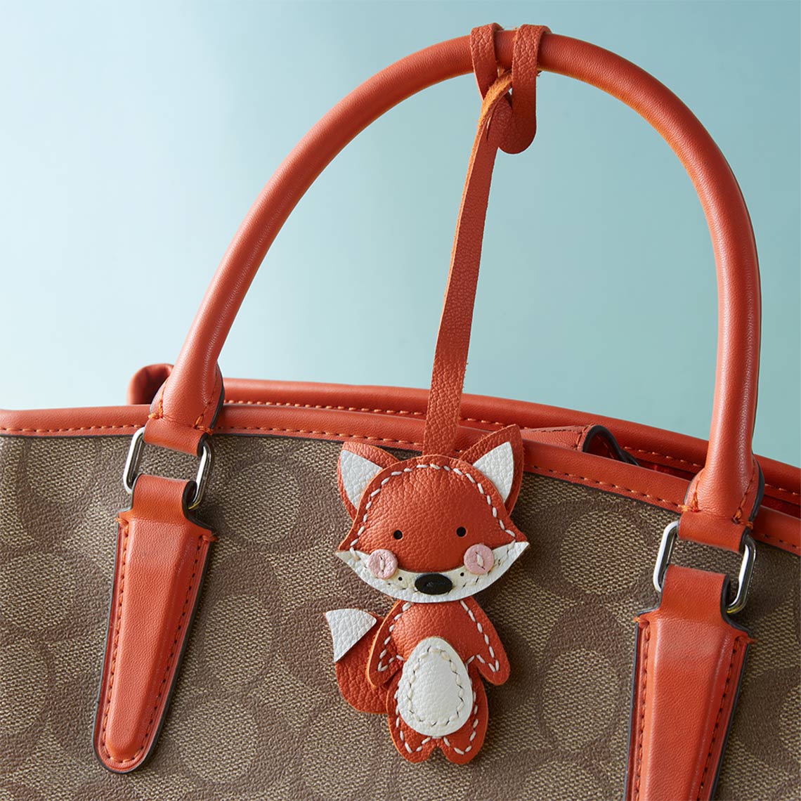 POPSEWING® Sheep Leather Little Fox Keychain DIY Kit