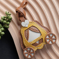 POPSEWING® Sheep Leather Pumpkin Carriage Bag Charm DIY Kit