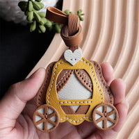 POPSEWING® Sheep Leather Pumpkin Carriage Bag Charm DIY Kit