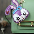LAVENDER BUNNY BAG CHARM