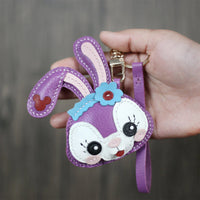 LAVENDER BUNNY BAG CHARM
